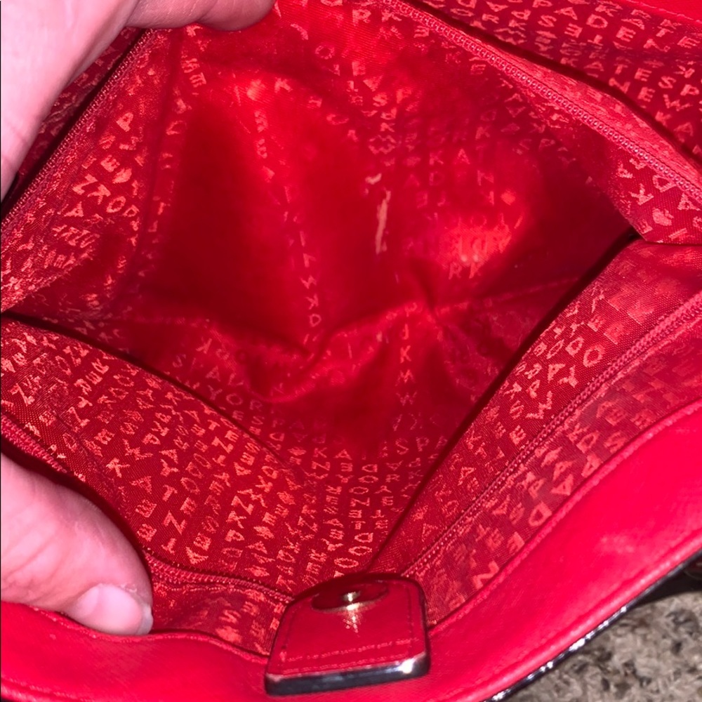 Kate Spade Red Purse - Picture 7 of 10